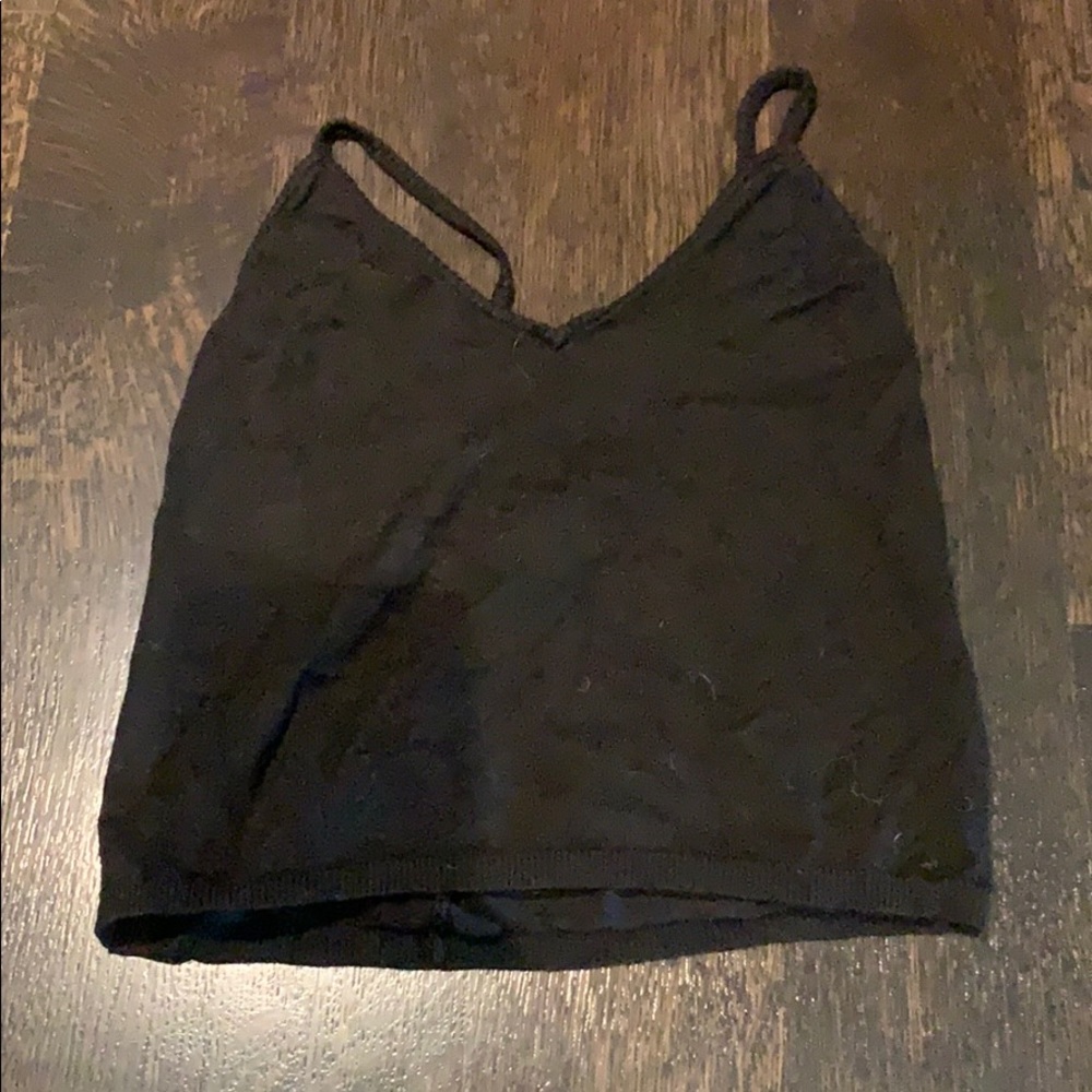 Black cami cropped